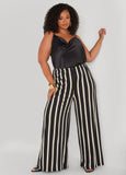 Striped Wide Leg Pants