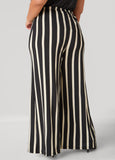 Striped Wide Leg Pants