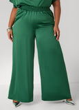 Satin Wide Leg Pants