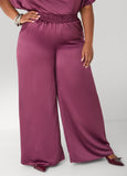 Satin Wide Leg Pants