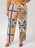Millennium Scarf Print Trousers