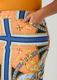 Millennium Scarf Print Skirt