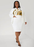 Millennium Twill Pencil Skirt