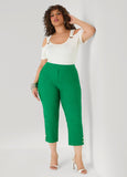 Millennium Button Accent Capris