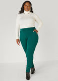 High Waist Pull On Ponte Leggings