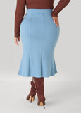 Millennium Seam Detail Ponte Skirt