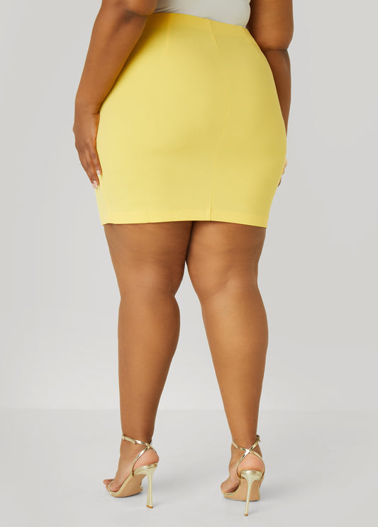 Patch Pocket Mini Skirt
