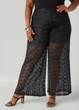 Wide Leg Lace Pants