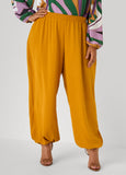 Textured Balloon Pants