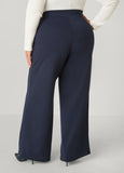 Ring Embellished Straight Leg Pants
