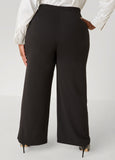 Ring Embellished Straight Leg Pants