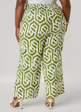 Geo Print Cotton Pants