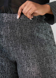 Metallic Wide Leg Pants