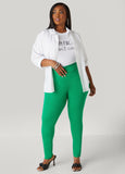 High Waist Ponte Pull On Leggings