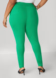 High Waist Ponte Pull On Leggings