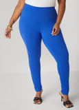 High Waist Ponte Pull On Leggings