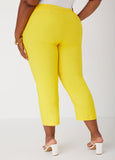 Pull On Mid Rise Capris