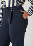 Belted Straight Leg Pants