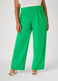 Pleated Wide Leg Pants