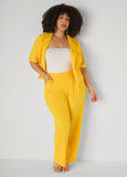Pleated Wide Leg Pants