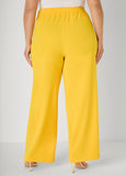 Pleated Wide Leg Pants