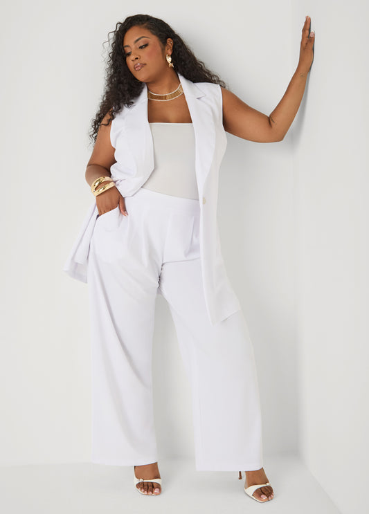 Pleated High Waist Pants