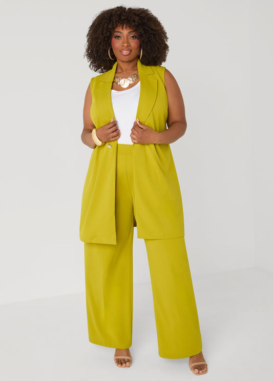 Pleated High Waist Pants