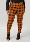 Mid Rise Buffalo Plaid Leggings
