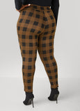 Mid Rise Buffalo Plaid Leggings
