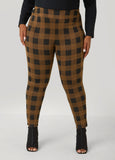 Mid Rise Buffalo Plaid Leggings