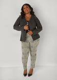 Mid Rise Plaid Leggings