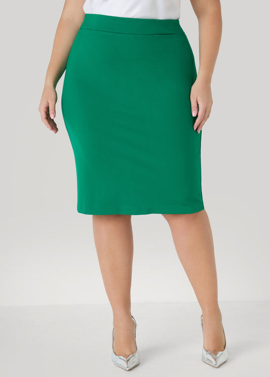 Plus Size Plus Size Ponte Pull On Skirt