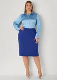 Slip On Ponte Pencil Skirt