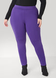 Plus Size Pull On Ponte Leggings