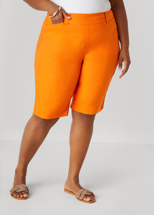 Plus Size Millennium High Rise Bermuda Shorts