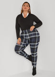 Pull On Plaid Leggings