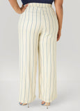 Pinstriped Pull On Pants