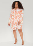 Paisley Print Wrap Skirt