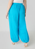 High Waist Cotton Harem Pants