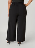 Pintucked Wide Leg Trousers