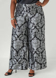 Jacquard Wide Leg Pants