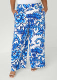 Floral Wide Leg Pants