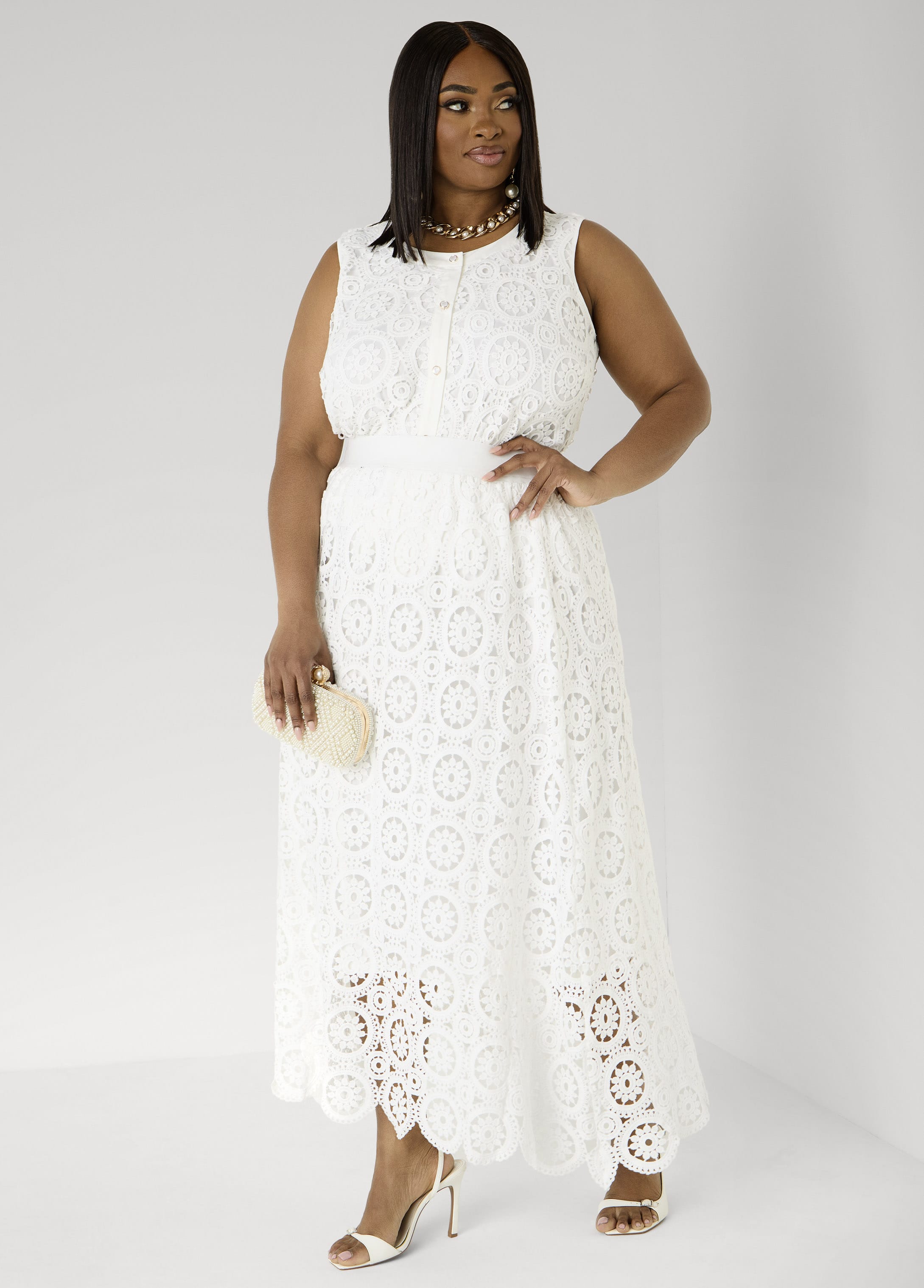 スカート Bibiy. 25AW ASHLEY SUSPENDER SKIRT Crochet Maxi Skirt – Ashley Stewart