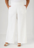 Pull On Linen Blend Pants