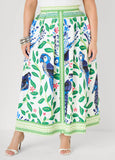 Parrot Print Maxi Skirt