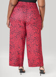 Sequined Animal Print Pants