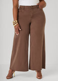 Chambray Wide Leg Pants
