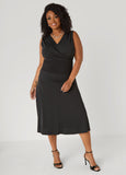 A Line Midi Knit Skirt