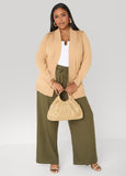 Plus Size Linen Pants Plus Size Everyday Linen Basic Trousers