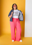 Plus Size Linen Pants Plus Size Everyday Linen Basic Trousers